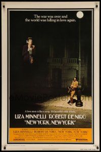 1g644 NEW YORK NEW YORK 1sh '77 Robert De Niro plays sax while Liza Minnelli sings!