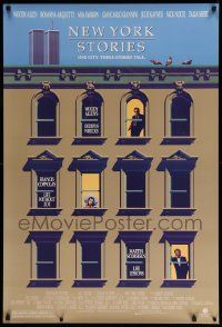 1g645 NEW YORK STORIES 1sh '89 Woody Allen, Martin Scorsese, Francis Ford Coppola!