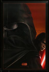 1g022 REVENGE OF THE SITH style A teaser DS 1sh '05 Star Wars Episode III, image of Darth Vader!