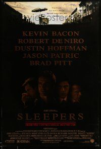 1g818 SLEEPERS 1sh '96 Robert De Niro, Dustin Hoffman, Jason Patric, Brad Pitt!