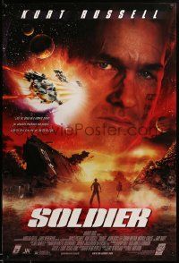 1g828 SOLDIER 1sh '98 Kurt Russell, Jason Scott Lee, great sci-fi image!