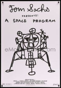 1g839 SPACE PROGRAM heavy stock 1sh '15 Tom Sachs presents, wacky artwork of vehicle sent to Mars!