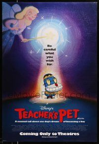 1g910 TEACHER'S PET advance DS 1sh '04 Walt Disney, Nathan Lane, Grammer, David Ogden Stiers!