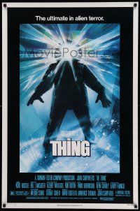 1g922 THING 1sh '82 John Carpenter classic sci-fi horror, Drew Struzan, regular credit design!