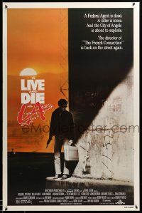 1g933 TO LIVE & DIE IN L.A. 1sh '85 William Friedkin, counterfeit & murder thriller!