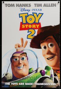 1g940 TOY STORY 2 advance DS 1sh '99 Woody, Buzz Lightyear, Disney and Pixar animated sequel!