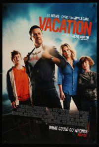 1g960 VACATION advance DS 1sh '15 Ed Helms, Christina Applegate, Hemsworth, what could go wrong?