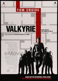 1g961 VALKYRIE advance DS 1sh '08 Bryan Singer, Tom Cruise, German plot to assassinate Hitler!