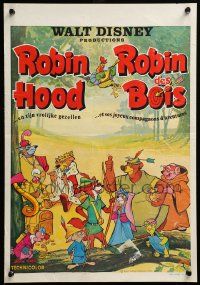 1h217 ROBIN HOOD Belgian '74 Walt Disney's cartoon version, the way it REALLY happened!