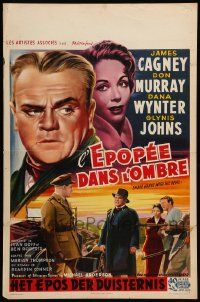 1h227 SHAKE HANDS WITH THE DEVIL Belgian '59 James Cagney, Dana Wynter, Johns, different art!