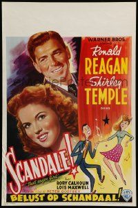 1h254 THAT HAGEN GIRL Belgian '47 Ronald Reagan, Shirley Temple was too innocent to understand!