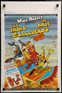 1h256 THREE CABALLEROS/WINNIE THE POOH & TIGGER TOO Belgian '70s great art of Donald & gang!