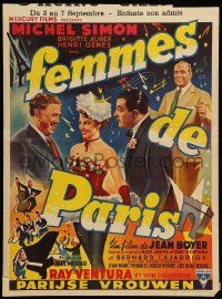 1h295 WOMEN OF PARIS Belgian '53 Femmes de Paris, Jean Boyer, Michel Simon!