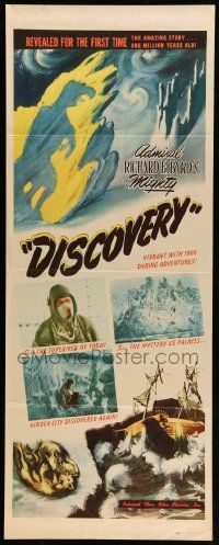 1h719 DISCOVERY insert R54 cool art from Richard Evelyn Byrd's 1933 Antarctica expedition!