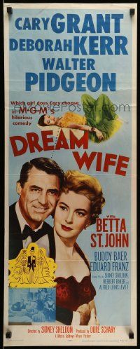 1h732 DREAM WIFE insert '53 does gay bachelor Cary Grant choose Deborah Kerr or Betta St. John!