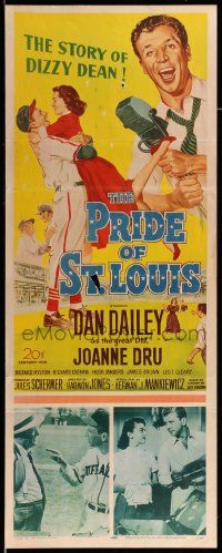 1h879 PRIDE OF ST. LOUIS insert '52 Dan Dailey as Cardinals baseball player Dizzy Dean!