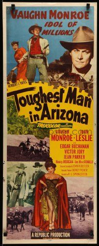 1h964 TOUGHEST MAN IN ARIZONA insert '52 Vaughn Monroe, Idol of Millions & sexy Joan Leslie!