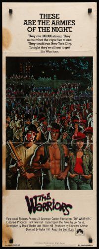 1h984 WARRIORS insert '79 Walter Hill, Jarvis artwork of the armies of the night!