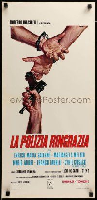 1h383 EXECUTION SQUAD Italian locandina '72 Maria Salerno, La Polizia Ringrazia, Gasparri art!
