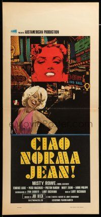 1h404 GOODBYE NORMA JEAN Italian locandina '76 great art of sexiest Misty Rowe as Marilyn Monroe!