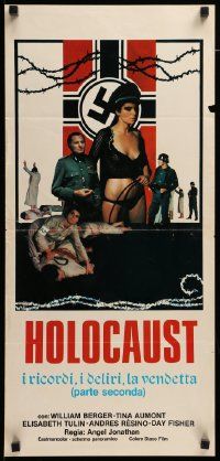 1h413 HOLOCAUST PARTE SECONDA Italian locandina '80 serious movie with Nazi sexploitation images!