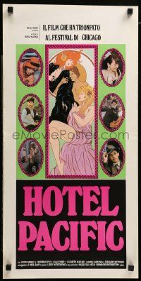1h418 HOTEL PACIFIC Italian locandina '79 Zaklete rewiry, Marek Kondrat, romantic art!