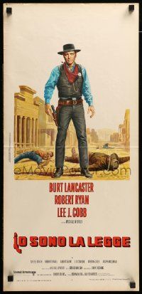 1h458 LAWMAN Italian locandina '71 Burt Lancaster, Robert Ryan, Lee J. Cobb, Michael Winner!