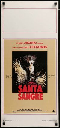 1h531 SANTA SANGRE Italian locandina '89 Alejandro Jodorowsky mental illness horror thriller!
