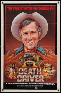 1j221 DEATH DRIVER int'l 1sh '77 Earl Owensby as world motor rodeo champion Rex Randolph!