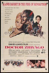 1j245 DOCTOR ZHIVAGO 1sh R71 Omar Sharif, Julie Christie, David Lean English epic, Terpning art!