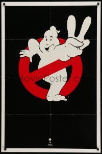 1j365 GHOSTBUSTERS 2 teaser 1sh '89 Ivan Reitman, best huge image of ghost logo, no text design!