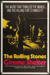 1j370 GIMME SHELTER int'l 1sh '71 Rolling Stones out of control rock & roll concert!
