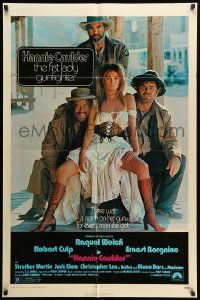 1j407 HANNIE CAULDER 1sh '72 sexiest cowgirl Raquel Welch, Jack Elam, Culp, Ernest Borgnine