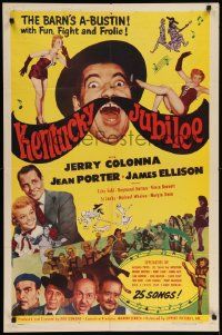 1j484 KENTUCKY JUBILEE 1sh '51 Jerry Colonna, Jean Porter & lots of country music stars!