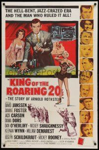 1j491 KING OF THE ROARING 20'S 1sh '61 poker, gambling & sexy Diana Dors in the hell-bent jazz era