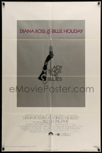 1j510 LADY SINGS THE BLUES 1sh '72 Diana Ross as Billie Holiday, Billy Dee Williams, Richard Pryor