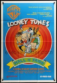 1j544 LOONEY TUNES HALL OF FAME 1sh '91 Bugs Bunny, Daffy Duck, Elmer Fudd, Porky Pig!