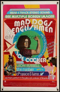 1j558 MAD DOGS & ENGLISHMEN 1sh '71 Joe Cocker & Leon Russell, rock 'n' roll!