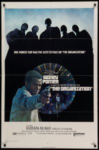 1j656 ORGANIZATION 1sh '71 close up of Sidney Poitier as Mr. Tibbs, an honest cop with guts!