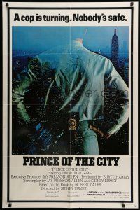1j709 PRINCE OF THE CITY int'l 1sh '81 directed by Sidney Lumet, Treat Williams over New York City!