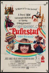 1j715 PUFNSTUF 1sh '70 Sid & Marty Krofft musical, wacky images of characters!