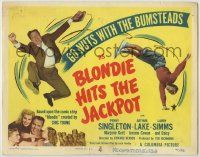 1k117 BLONDIE HITS THE JACKPOT TC '49 Penny Singleton & Arthur Lake, go nuts with the Bumsteads!