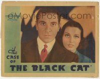 1k636 CASE OF THE BLACK CAT LC '36 c/u of Ricardo Cortez as Perry Mason & June Travis as Della!