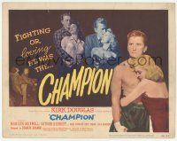 1k138 CHAMPION TC '49 boxer Kirk Douglas with sexy Marilyn Maxwell, boxing classic!