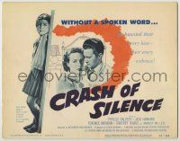 1k150 CRASH OF SILENCE TC '53 Phyllis Calvert, Jack Hawkins & deaf mute little girl!