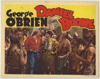 1k659 DANIEL BOONE LC '36 George O'Brien & John Carradine surrounded by Native American Indians!