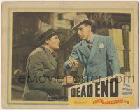 1k664 DEAD END LC R44 William Wyler classic, great c/u of Humphrey Bogart warning Joel McCrea!