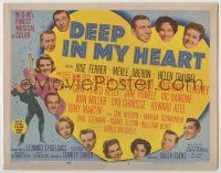 1k162 DEEP IN MY HEART TC '54 MGM's finest all-star musical, Jose Ferrer, Merle Oberon!