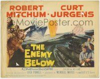 1k177 ENEMY BELOW TC R61 cool images of Robert Mitchum in the U.S. Navy!