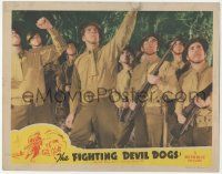 1k705 FIGHTING DEVIL DOGS LC '44 Bruce Bennett when he was Herman Brix, adapted from 1938 serial!